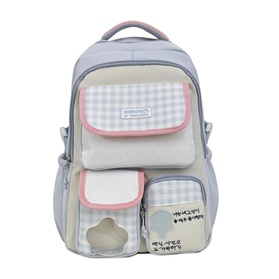 高颜值痛包初中生书包女书包小学生三到六年级大容量高中生双肩包