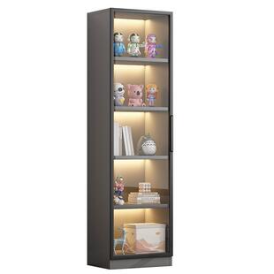 玻璃展示柜电视柜旁边储物柜客厅实木柜子酒柜置物柜立柜边柜书柜