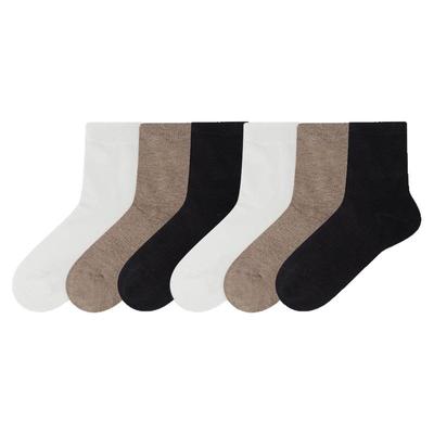 rzlzl97%棉防臭吸汗中筒女袜6双