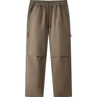 [商场同款]森马休闲裤男户外机能工装裤2025秋季新款宽松直筒裤子