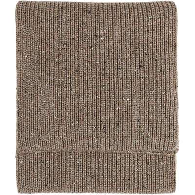 HM女士围巾秋季保暖设计感罗纹针织围巾1249205