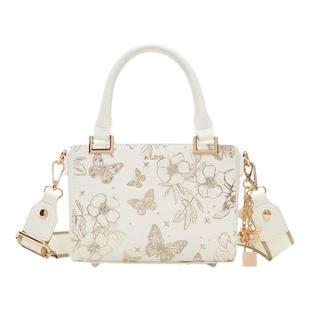 ALDO女士手提包托特包时尚印花蝴蝶珍珠精致高档斜挎包AHCS25C34