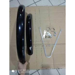 山地自行车26寸20寸24寸27.5寸700C黑金属全包挡泥瓦挡泥板送工具