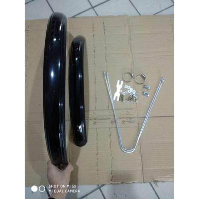 山地自行车26寸20寸24寸27.5寸700C黑金属全包挡泥瓦挡泥板送工具