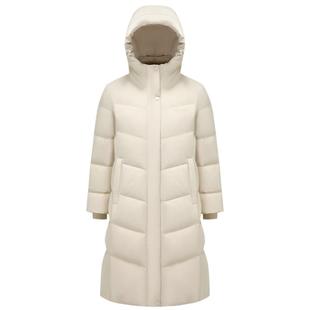 【90绒】波司登25新款羽绒服女士中长款连帽加厚百搭保暖外套显瘦