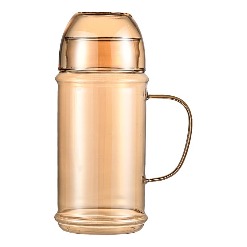冷水壶凉水壶杯夏大容量家用防爆耐高温玻璃一人饮套装