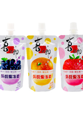 喜之郎蒟蒻果冻爽添加益生元维D