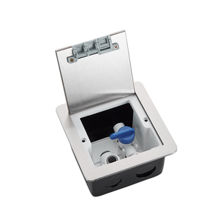 东特净水器地插座隐藏式隐形地面全铜防水带开关净水管接水地插座