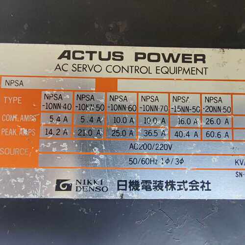 询价-KKI DENSO驱动器，NPSA-15NN-50，如图