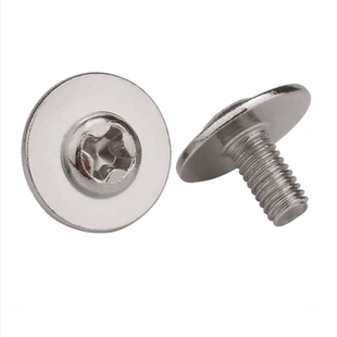 镀镍十字圆头带垫螺丝钉加大垫片盘头螺钉 自带垫PWM M3*6*810