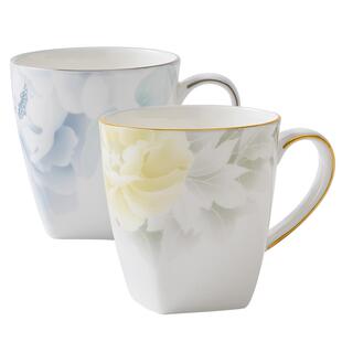 华光国瓷 骨瓷水杯茶杯泡茶杯新中式会客茶杯碟陶瓷杯喝水杯子