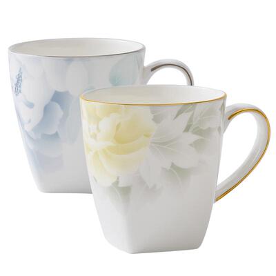 华光国瓷 骨瓷水杯茶杯泡茶杯新中式会客茶杯碟陶瓷杯喝水杯子