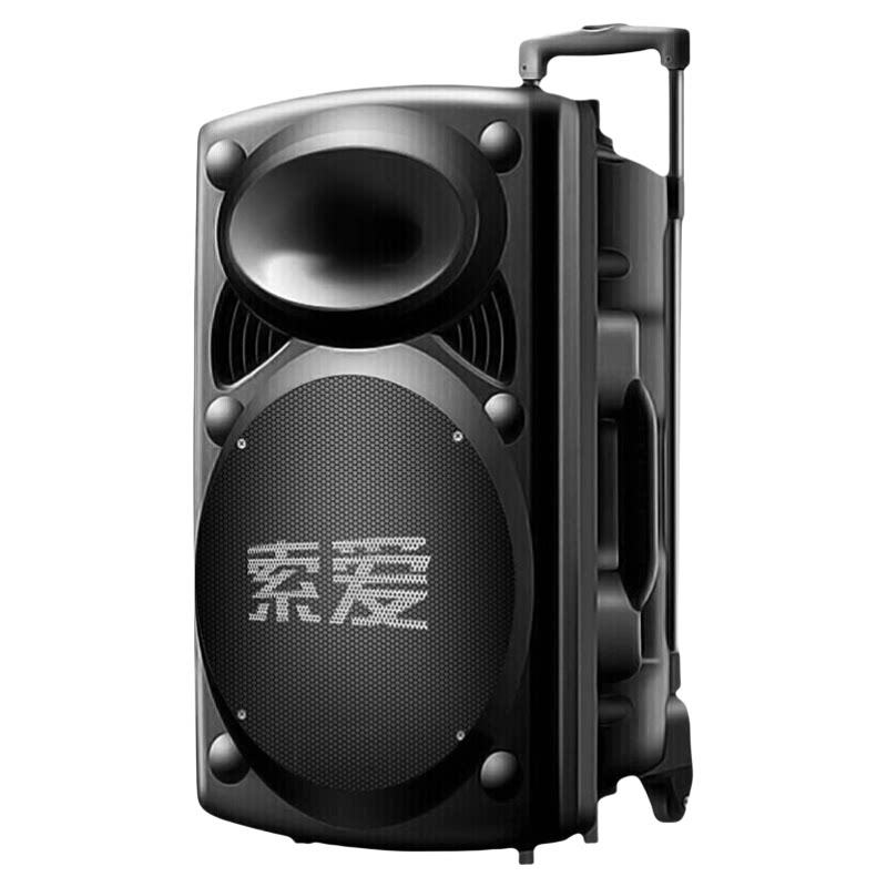 索爱X98拉杆广场舞音箱无线麦