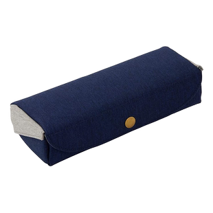 藤井RAYMAY复古式超火笔袋+大开口多功能收纳包COHACO日本高颜值ins风磁吸式分层便携大容量学生化妆包笔盒