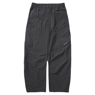 瞬时山野Monterest户外复古防泼水多口袋抽绳弯刀工装长裤休闲裤