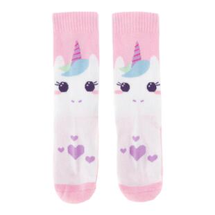 迪卡侬运动袜儿童袜子透气轮滑袜滑板袜加厚棉袜中长筒女童ENR3