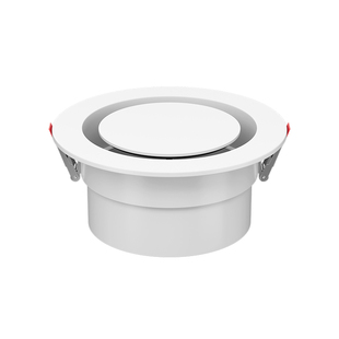 铝合金换气新风口圆形新风系统空调出风口装饰盖板通风排风口风罩