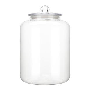 新会陈皮塑料罐大容量食品级密封罐展示礼品包装罐小青柑储存罐