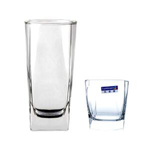 乐美雅无铅耐热玻璃杯家用无盖喝水杯牛奶杯茶杯耐热家用杯子套装