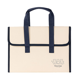 得力试卷收纳袋风琴包文件夹a4文件袋初中生专用高中生大容量卷子收纳帆布手提多层试卷整理夹小学生资料整理