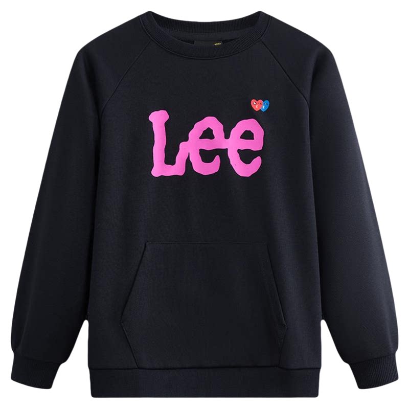 Leekids秋冬圆领套头卫衣