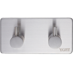 德国YOULET 超强力无痕粘钩 挂钩 不锈钢免钻孔挂衣钩 门后衣钩