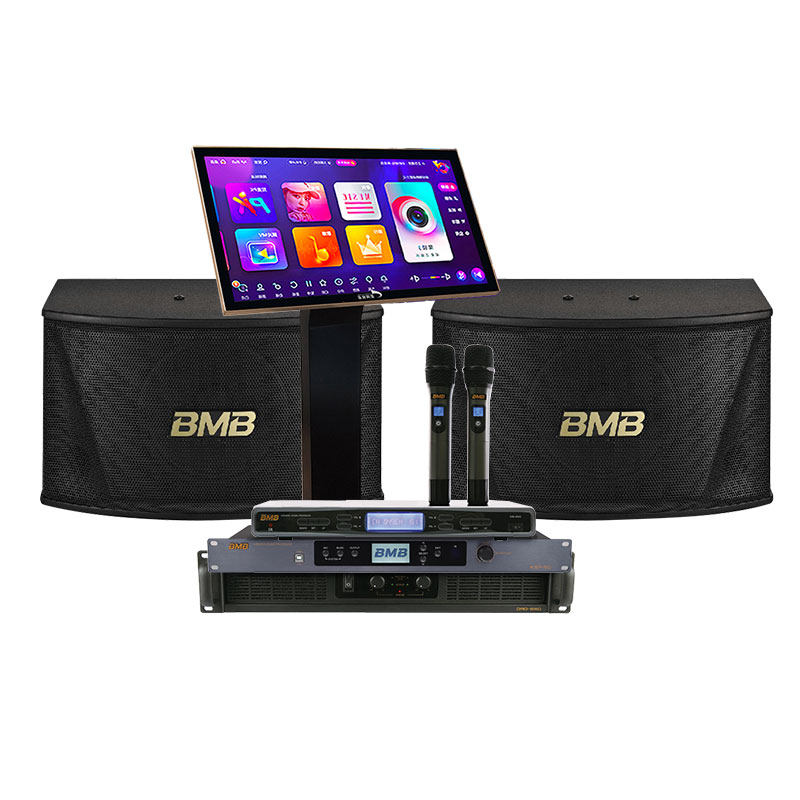bmb BMB套装 CSN510家庭卡拉OK唱歌KTV音箱点歌机功放效果器话筒
