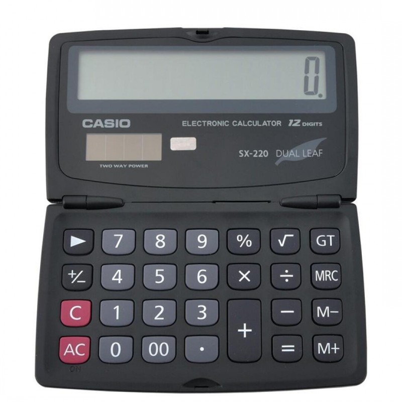 Casio/卡西欧折叠翻盖计算器迷你