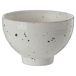 霜山粗陶茶杯复古功夫茶具品茗杯日式小单杯闻香杯陶制茶盏150ml