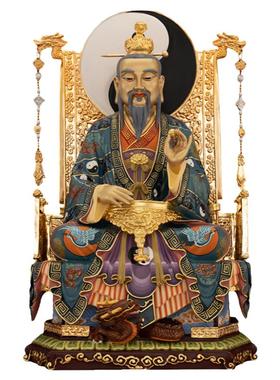 三清神像太上元始灵宝装饰摆件