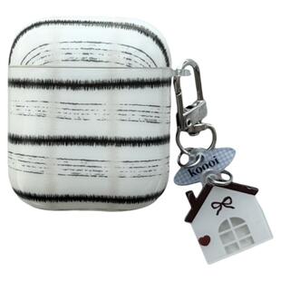 由里公园ins韩系小众秋冬涂鸦素描线条小房子挂件适用于苹果Airpods2代无线蓝牙耳机保护套3Pro软AirpodsPro3