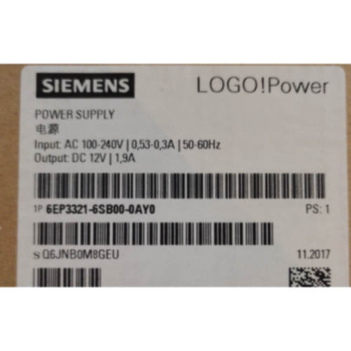 议价6EP3321-6SB00-0AY0西门子LOGO电源全新模块6EP33216SB000AY0