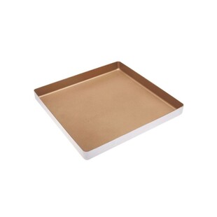 三能SN1312金色不沾烤盘正方形金盘28x28蛋糕卷月饼烘焙古早模具