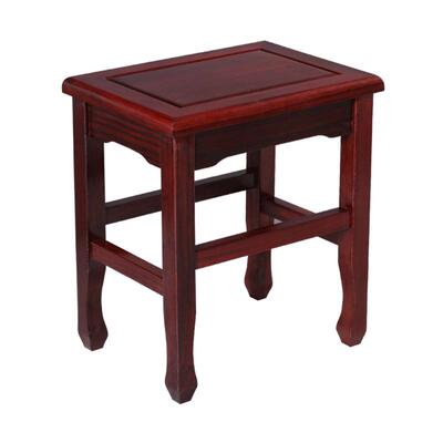 履世春秋金花梨成人新中式方凳