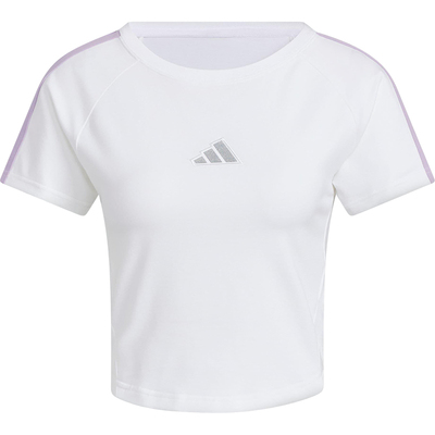 阿迪达斯女士透气显腰线短袖