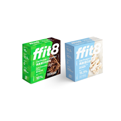 【百补】ffit8燕麦蛋白谷物棒高蛋白早餐棒饱腹营养食品抗饿