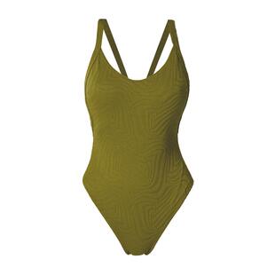 VALTOS连体泳衣女高级感2025新款交叉露背遮肚泳装海边度假游泳衣