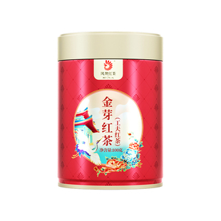 凤牌红茶金丝滇红茶蜜香金芽茶特级浓香云南凤庆茶叶送礼100g散装