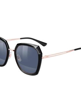 海伦凯勒百搭大框墨镜女偏光