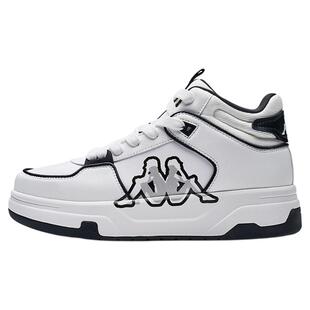 kappa男鞋板鞋高帮春季新款2026潮流厚底休闲鞋子男款缓震运动鞋