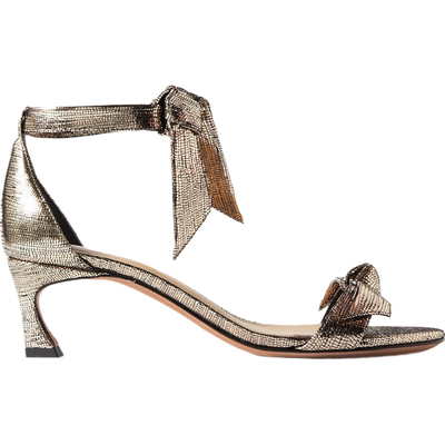 【限时折上9折】Alexandre Birman 春夏女金属感皮革凉鞋