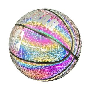 反光篮球夜光发光星空炫酷7号限量版网红七夕蓝球礼物刻字儿童5号