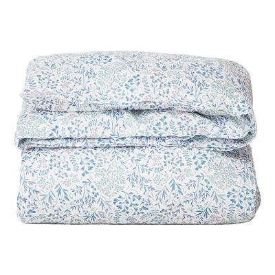 LEXOXING三件套棉缎春叶印花