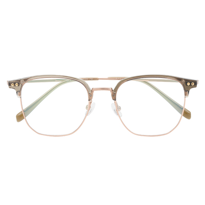 纯欲金丝高级感纯钛半框近视眼镜