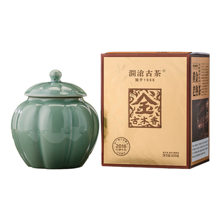 【品牌直营】澜沧古茶24年金古木香普洱熟茶熟普老茶散茶100g盒装