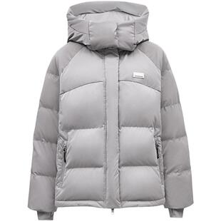 NBA ATELIER女士秋冬季明尼苏达森林狼队金属光泽短款保暖羽绒服