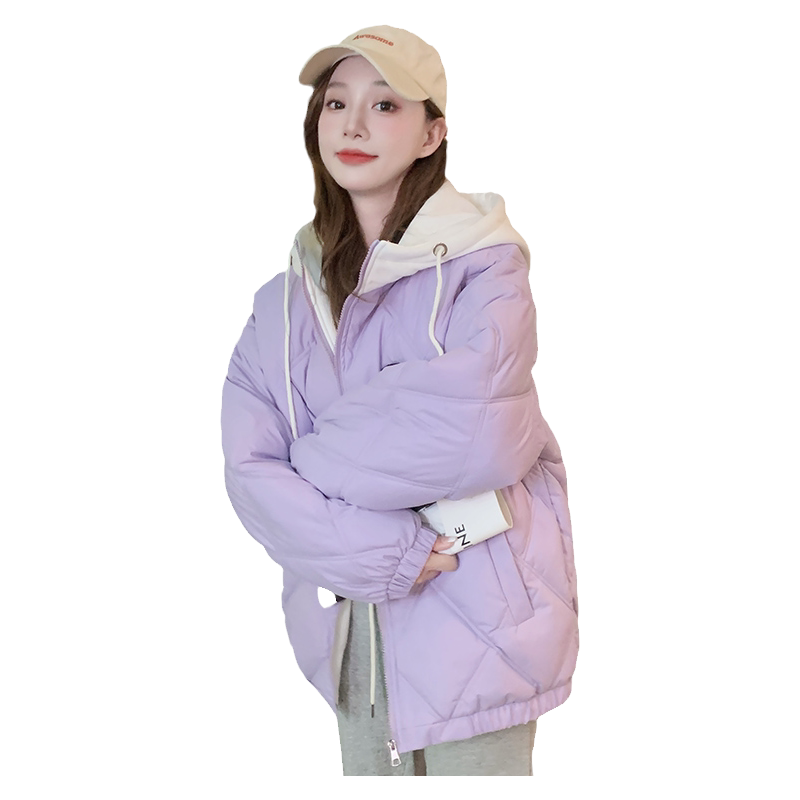 和锋金羽短款韩系棉服外套