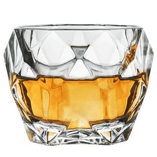 BOHEMIA捷克进口水晶玻璃哈瓦那威士忌杯平底杯 高档奢华家用送礼