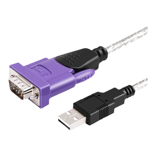 Z-TEK力特 USB转RS485/422串口线DB9针公头英国FTDI芯片USB转485串口线连接电脑数据工业级com转换器模块免驱