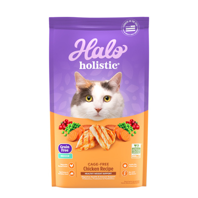 halo自然光环猫粮健美体态鸡10磅